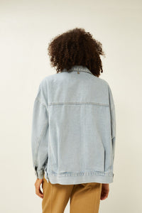 Souvenir giubbotto jeans con strass e paillettes